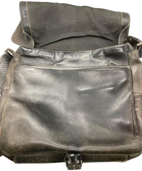 COACH（コーチ）COACH (コーチ) レザーショルダーバッグ ブラウンの古着・服飾アイテム