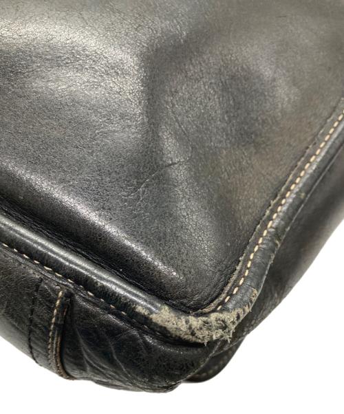 COACH（コーチ）COACH (コーチ) レザーショルダーバッグ ブラウンの古着・服飾アイテム