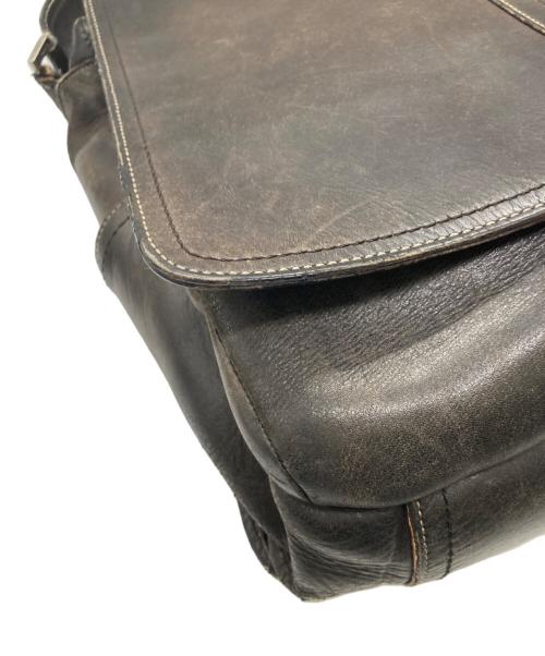COACH（コーチ）COACH (コーチ) レザーショルダーバッグ ブラウンの古着・服飾アイテム