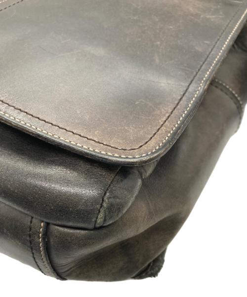 COACH（コーチ）COACH (コーチ) レザーショルダーバッグ ブラウンの古着・服飾アイテム