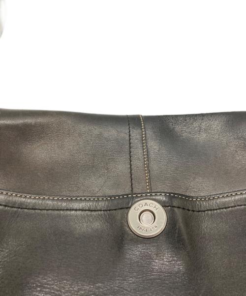 COACH（コーチ）COACH (コーチ) レザーショルダーバッグ ブラウンの古着・服飾アイテム