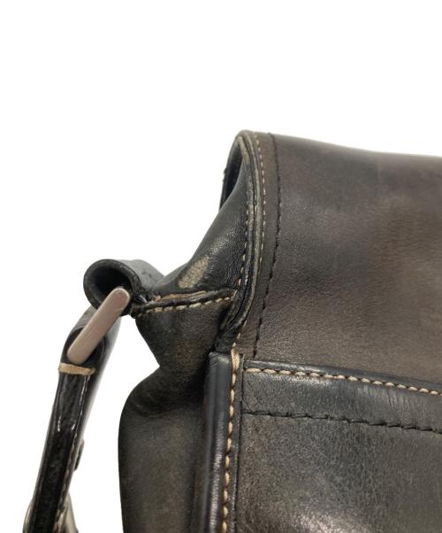 COACH（コーチ）COACH (コーチ) レザーショルダーバッグ ブラウンの古着・服飾アイテム