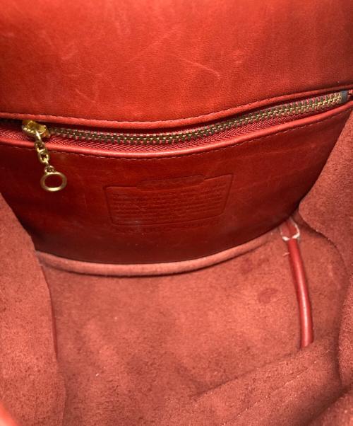 COACH（コーチ）COACH (コーチ) リュック レッドの古着・服飾アイテム