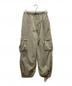 MAISON SPECIALメゾンスペシャル）の古着「ナイロンカーゴパンツ」｜ベージュ