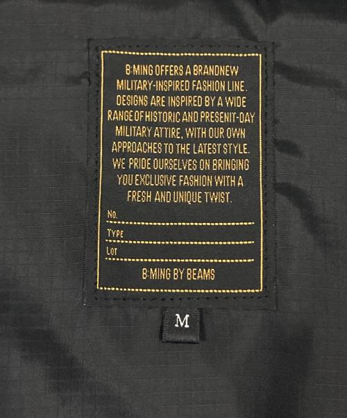B:MING by BEAMS（ビーミングバイビームス）B:MING by BEAMS (ビーミングバイビームス) ミリタリー 中綿 ベスト ブラック サイズ:Mの古着・服飾アイテム