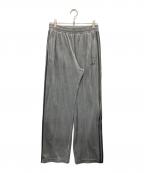 adidasアディダス）の古着「ベロア トラックパンツ」｜グレー