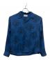 UNUSED（アンユーズド）の古着「Ornament long sleeve shirt」｜ブルー