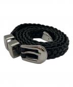 WOBURN WALKウォーボンウォーク）の古着「WING TIP 6-PLY BELT」｜ブラック