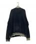 DIESEL (ディーゼル) K-BELEZ フロントロゴデザイン クルーネックセーター ブラック×イエロー サイズ:XL：11000円