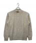 Aquascutum（アクアスキュータム）の古着「カシミヤケーブルニット」｜ホワイト