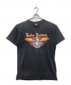 HARLEY-DAVIDSONハーレーダビッドソン）の古着「Tシャツ」｜ブラック