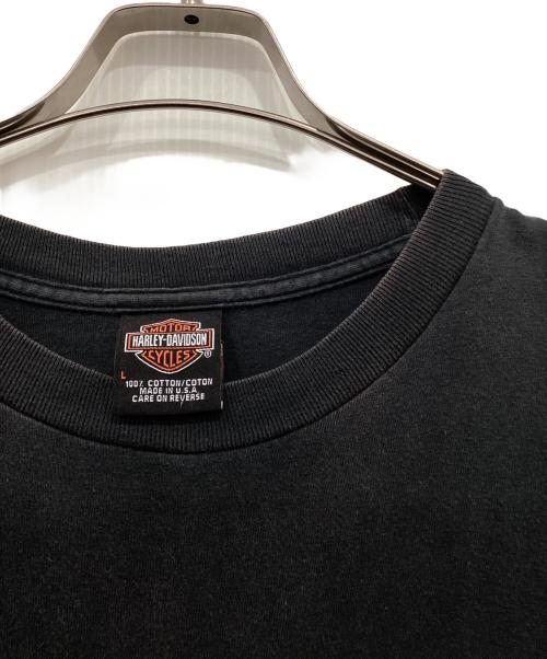 HARLEY-DAVIDSON（ハーレーダビッドソン）HARLEY-DAVIDSON (ハーレーダビッドソン) Tシャツ ブラック サイズ:Lの古着・服飾アイテム