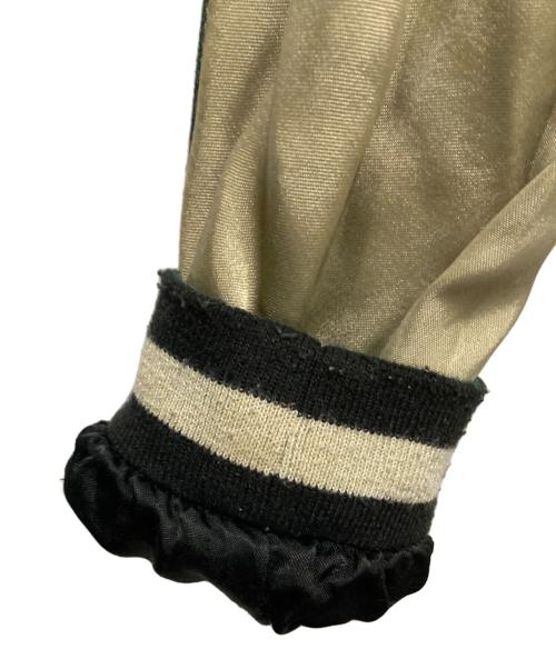 PINBALL（ピンボール）PINBALL (ピンボール) リバーシブルスカジャン ブラック×グリーン サイズ:Mの古着・服飾アイテム