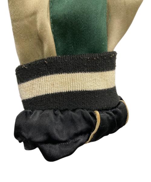 PINBALL（ピンボール）PINBALL (ピンボール) リバーシブルスカジャン ブラック×グリーン サイズ:Mの古着・服飾アイテム