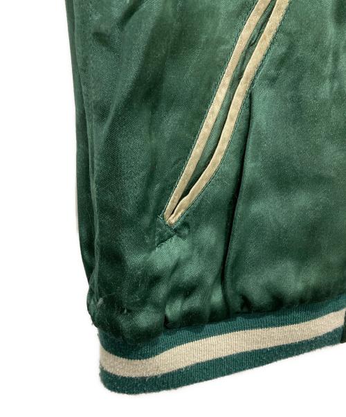 PINBALL（ピンボール）PINBALL (ピンボール) リバーシブルスカジャン ブラック×グリーン サイズ:Mの古着・服飾アイテム