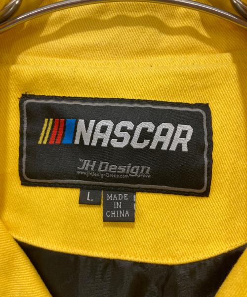 JH Design（ジェイエイチデザイン）JH Design (ジェイエイチデザイン) ｍ＆m'sワッペンレーシングジャケット イエロー サイズ:Lの古着・服飾アイテム