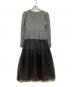 HER LIP TO (ハーリップトゥ) Baccarat Tule Long Dress グレー サイズ:M：7000円