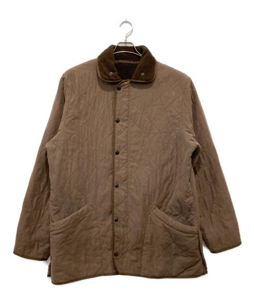Barbour（バブアー）Barbour (バブアー) MCROFIBRE POLARQUILT LONG COAT ブラウン サイズ:XLの古着・服飾アイテム