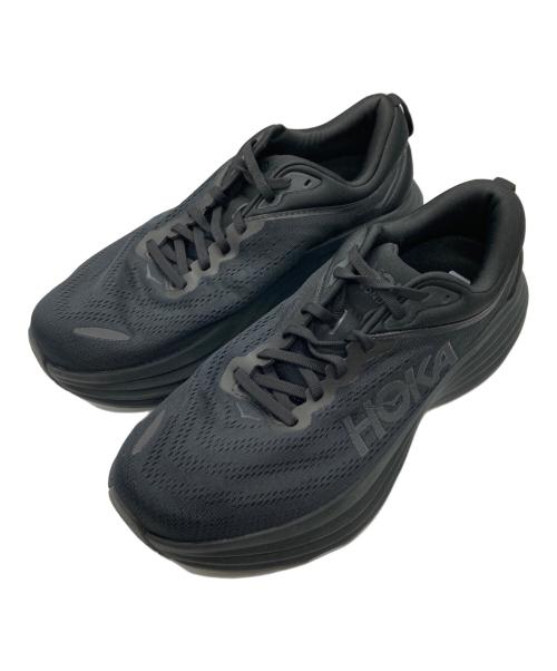 HOKAONEONE（ホカオネオネ）HOKAONEONE (ホカオネオネ) BONDI 8 WIDE/ボンダイ 8 ワイド  ブラック サイズ:26.5の古着・服飾アイテム