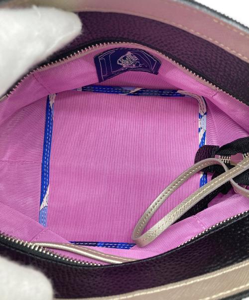 A.D.M.J.（エーディーエムジェイ）A.D.M.J. (エーディーエムジェイ) ボトムアクセントショルダーバッグ ブラックの古着・服飾アイテム