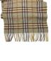 中古・古着 Burberry's (バーバリーズ) カシミヤマフラー カーキ：6000円