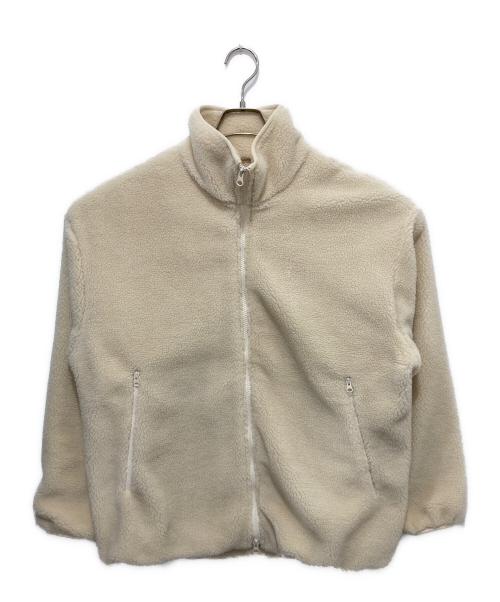 Spick and Span（スピックアンドスパン）Spick and Span (スピックアンドスパン) バックロゴボアブルゾン アイボリー サイズ:38の古着・服飾アイテム