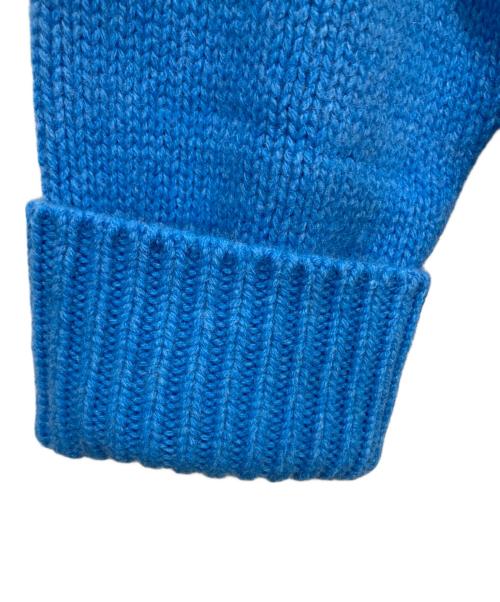 GALERIE VIE（ギャルリーヴィー）GALERIE VIE (ギャルリーヴィー) ファインウール クルーネックプルオーバー ブルー サイズ:Sの古着・服飾アイテム