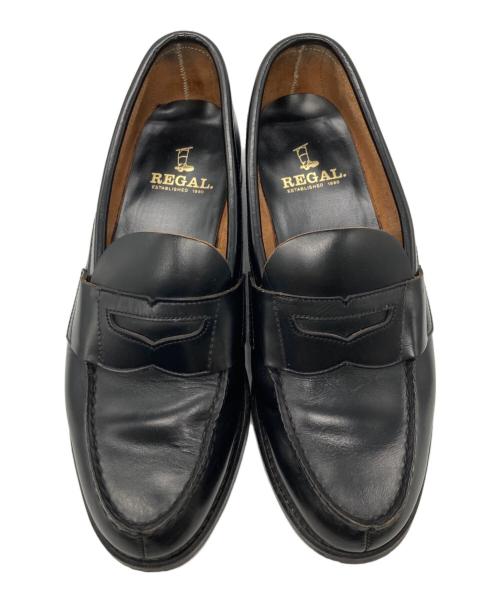 REGAL（リーガル）REGAL (リーガル) コインローファー ブラック サイズ:25.5ｃｍの古着・服飾アイテム