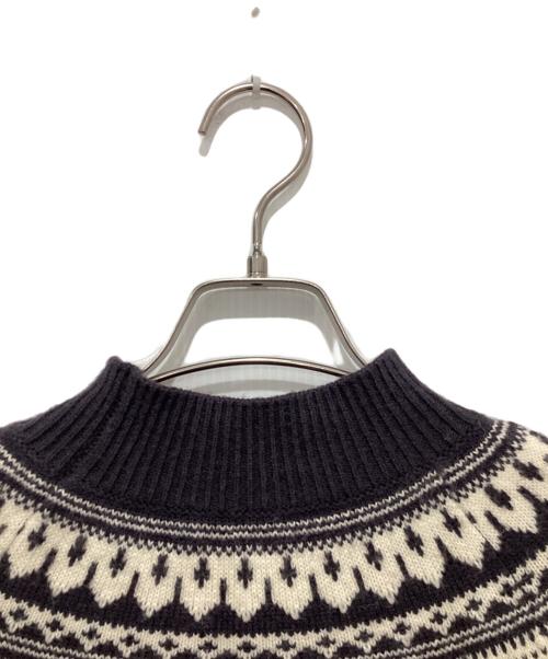 Bibiy.（ビビィ）Bibiy. (ビビィ) HOLIDAY KNIT ネイビー サイズ:FREEの古着・服飾アイテム