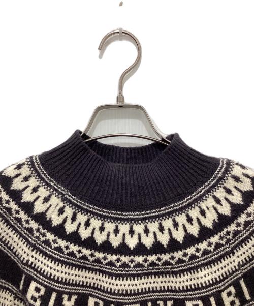 Bibiy.（ビビィ）Bibiy. (ビビィ) HOLIDAY KNIT ネイビー サイズ:FREEの古着・服飾アイテム