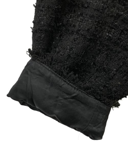 Bibiy.（ビビィ）Bibiy. (ビビィ) ELISE TWEED JACKET ブラック サイズ:FREEの古着・服飾アイテム