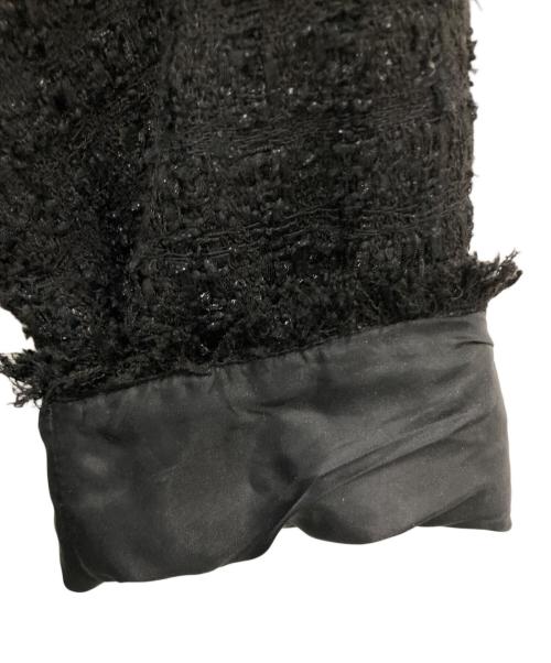 Bibiy.（ビビィ）Bibiy. (ビビィ) ELISE TWEED JACKET ブラック サイズ:FREEの古着・服飾アイテム