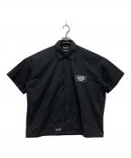 NEIGHBORHOOD×WIND AND SEAネイバーフッド×ウィンダンシー）の古着「半袖シャツ」｜ブラック