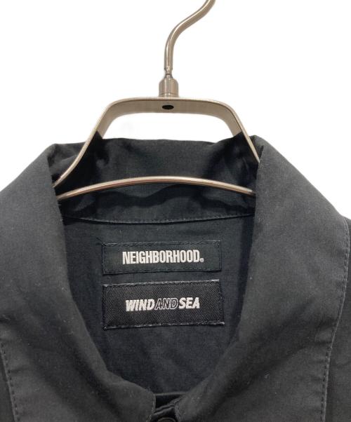 NEIGHBORHOOD（ネイバーフッド）NEIGHBORHOOD (ネイバーフッド) WIND AND SEA (ウィンダンシー) 半袖シャツ ブラック サイズ:Mの古着・服飾アイテム