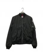 ALPHA×uniform experimentアルファ×ユニフォームエクスペリメント）の古着「ASGER JORN ALPHA MA-1 JACKET」｜ブラック