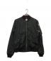 ALPHA（アルファ）の古着「ASGER JORN ALPHA MA-1 JACKET」｜ブラック