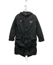 ALPHA×uniform experiment（アルファ×ユニフォームエクスペリメント）の古着「モッズコート」｜ブラック