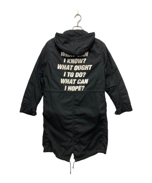 ALPHA（アルファ）ALPHA (アルファ) uniform experiment (ユニフォームエクスペリメント) モッズコート ブラック サイズ:Sの古着・服飾アイテム