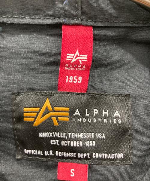 ALPHA（アルファ）ALPHA (アルファ) uniform experiment (ユニフォームエクスペリメント) モッズコート ブラック サイズ:Sの古着・服飾アイテム