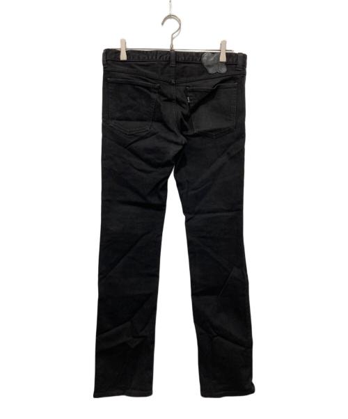 NUMBER (N)INE（ナンバーナイン）NUMBER (N)INE (ナンバーナイン) ブラックデニムパンツ ブラック サイズ:2の古着・服飾アイテム