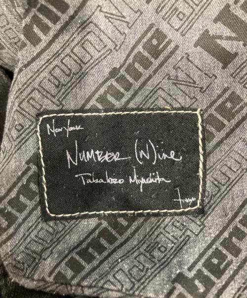 NUMBER (N)INE（ナンバーナイン）NUMBER (N)INE (ナンバーナイン) ブラックデニムパンツ ブラック サイズ:2の古着・服飾アイテム