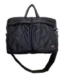 PORTER（ポーター）の古着「TANKER  2WAY DOCUMENT BAG W zip」｜ネイビー