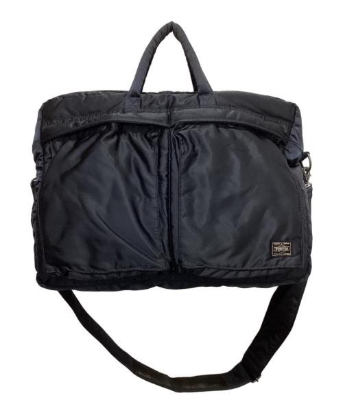 PORTER（ポーター）PORTER (ポーター) TANKER  2WAY DOCUMENT BAG W zip ネイビーの古着・服飾アイテム