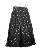 JUNYA WATANABE COMME des GARCONS(ジュンヤワタナベ コムデギャルソン）の古着「プリーツスカート」｜ブラック