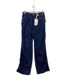 Midorikawa（ミドリカワ）の古着「SILK DENIM PANTS」｜インディゴ