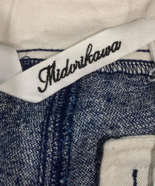 Midorikawa（ミドリカワ）Midorikawa (ミドリカワ) SILK DENIM PANTS インディゴ サイズ:1の古着・服飾アイテム