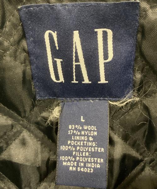 GAP（ギャップ）GAP (ギャップ) Stand Collar Wool Jacket ブラック サイズ:Lの古着・服飾アイテム