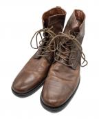 BUTTEROブッテロ）の古着「レースアップブーツ」｜ブラウン