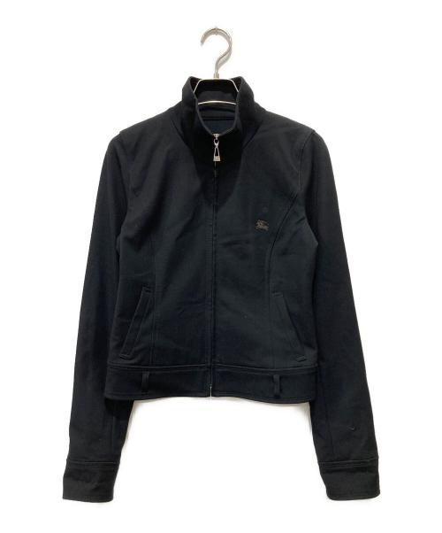 BURBERRY BLUE LABEL（バーバリー ブルー レーベル）BURBERRY BLUE LABEL (バーバリーロンドンブルーレーベル) スタンドカラージャケット ブラック サイズ:38の古着・服飾アイテム