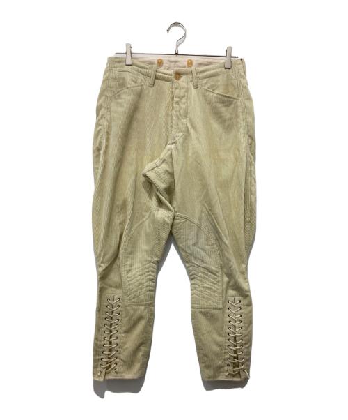 BLACK SIGN（ブラックサイン）BLACK SIGN (ブラックサイン) コーデュロイジョッパーズパンツ アイボリー サイズ:30の古着・服飾アイテム